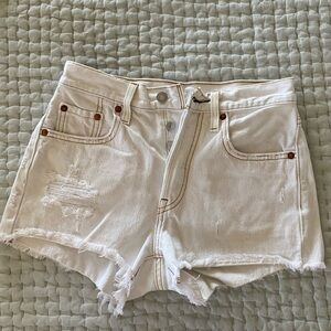 Levi’s 501 shorts, size 25